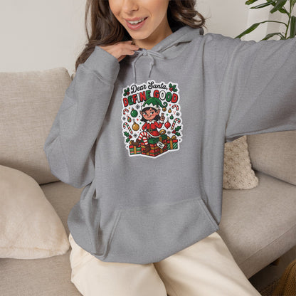 Dear Santa, Define Good Christmas Hoodie