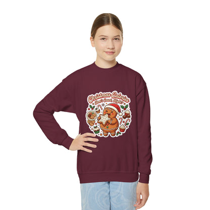 Christmas Calories Don't Count, Right? Kids Sweatshirt