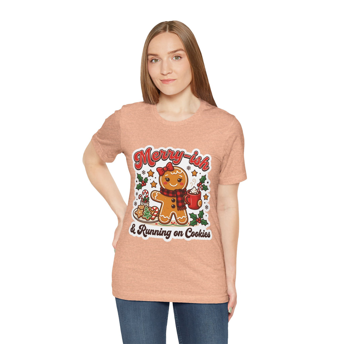 Merry-ish & Running on Cookies Christmas T-Shirt