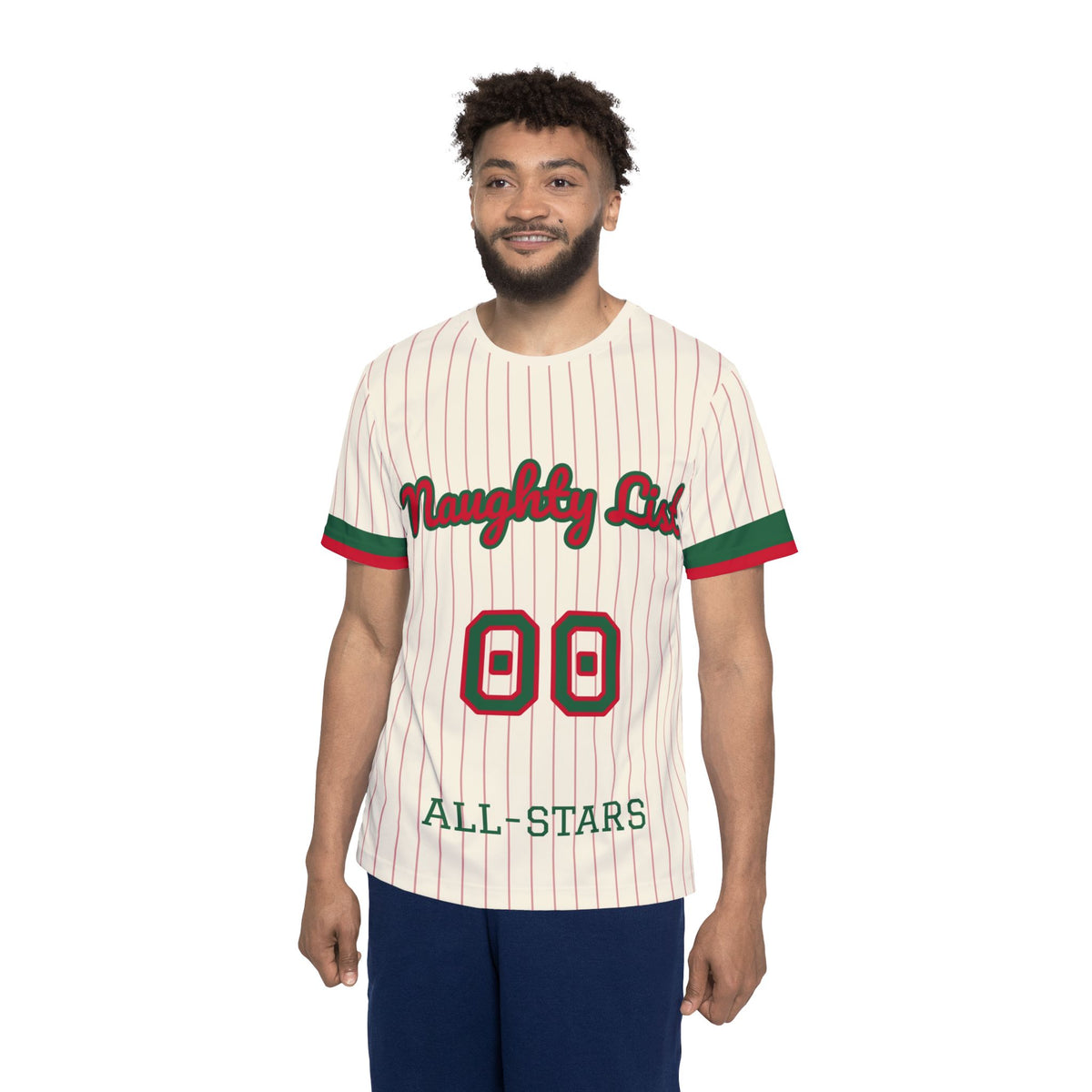 Naughty List All-Stars Christmas Jersey
