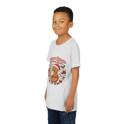 Christmas Calories Don't Count, Right? Kids T-Shirt