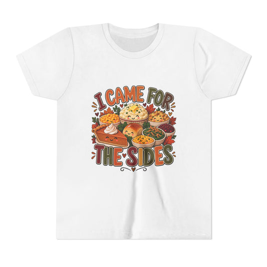 I Came for the Sides Kids Thanksgiving T-Shirt