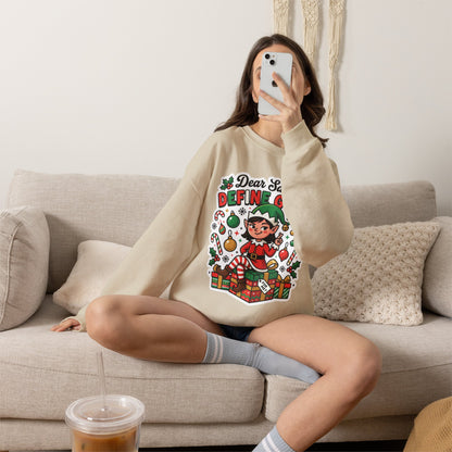 Dear Santa, Define Good Christmas Crewneck Sweatshirt