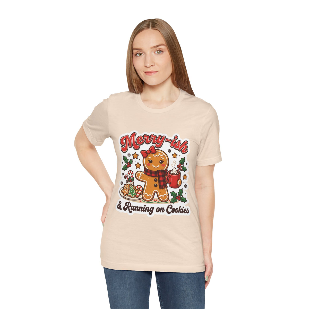 Merry-ish & Running on Cookies Christmas T-Shirt