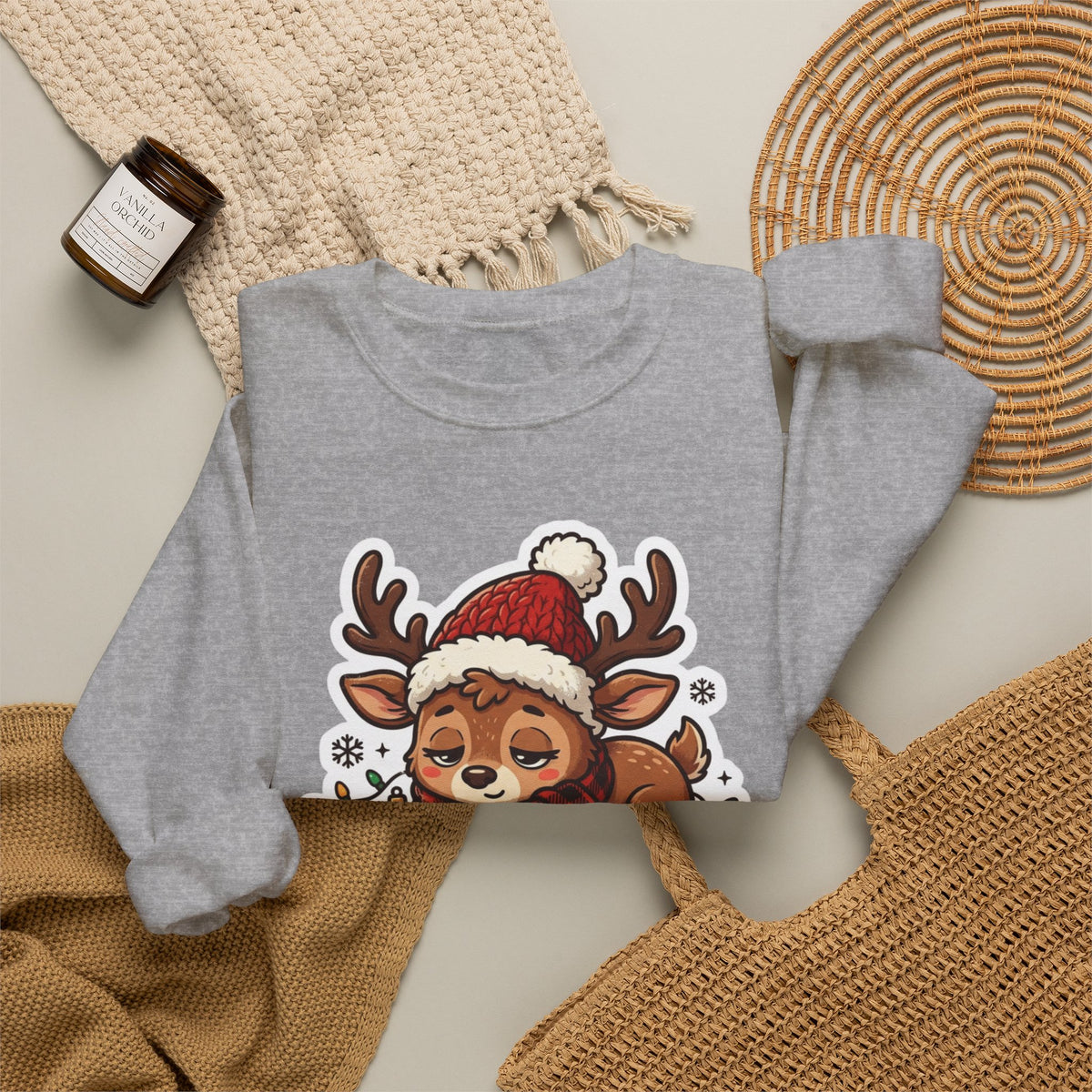 Holiday Spirit Loading Christmas Crewneck Sweatshirt