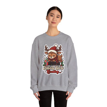 Holiday Spirit Loading Christmas Crewneck Sweatshirt
