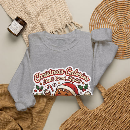 Christmas Calories Don't Count, Right? Crewneck Sweatshirt
