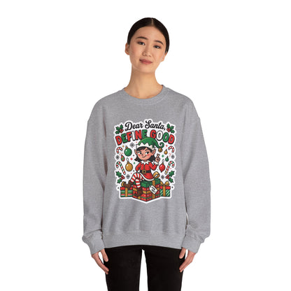 Dear Santa, Define Good Christmas Crewneck Sweatshirt