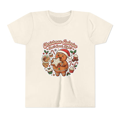 Christmas Calories Don't Count, Right? Kids T-Shirt