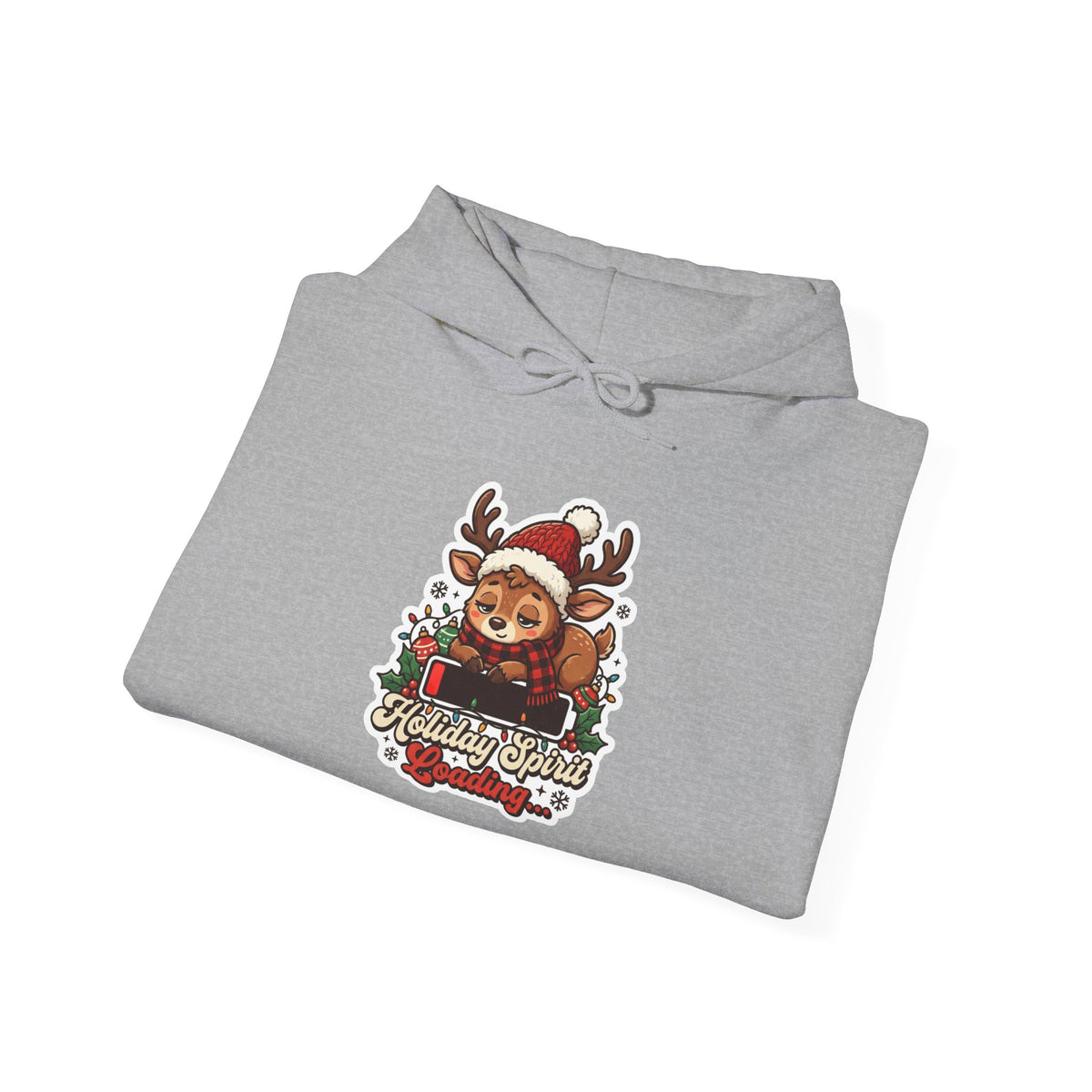 Holiday Spirit Loading Christmas Hoodie