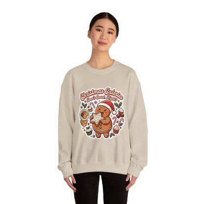 Christmas Calories Don't Count, Right? Crewneck Sweatshirt