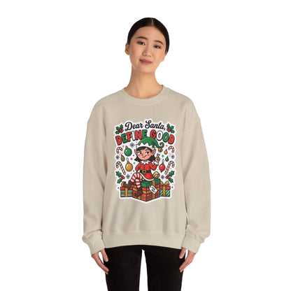 Dear Santa, Define Good Christmas Crewneck Sweatshirt