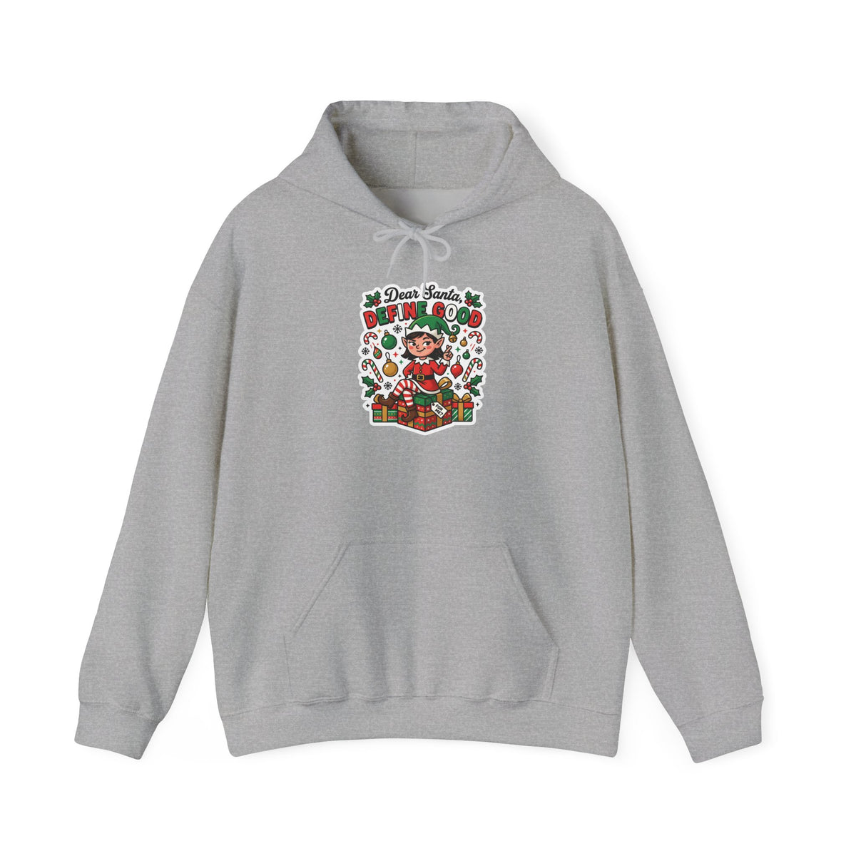 Dear Santa, Define Good Christmas Hoodie