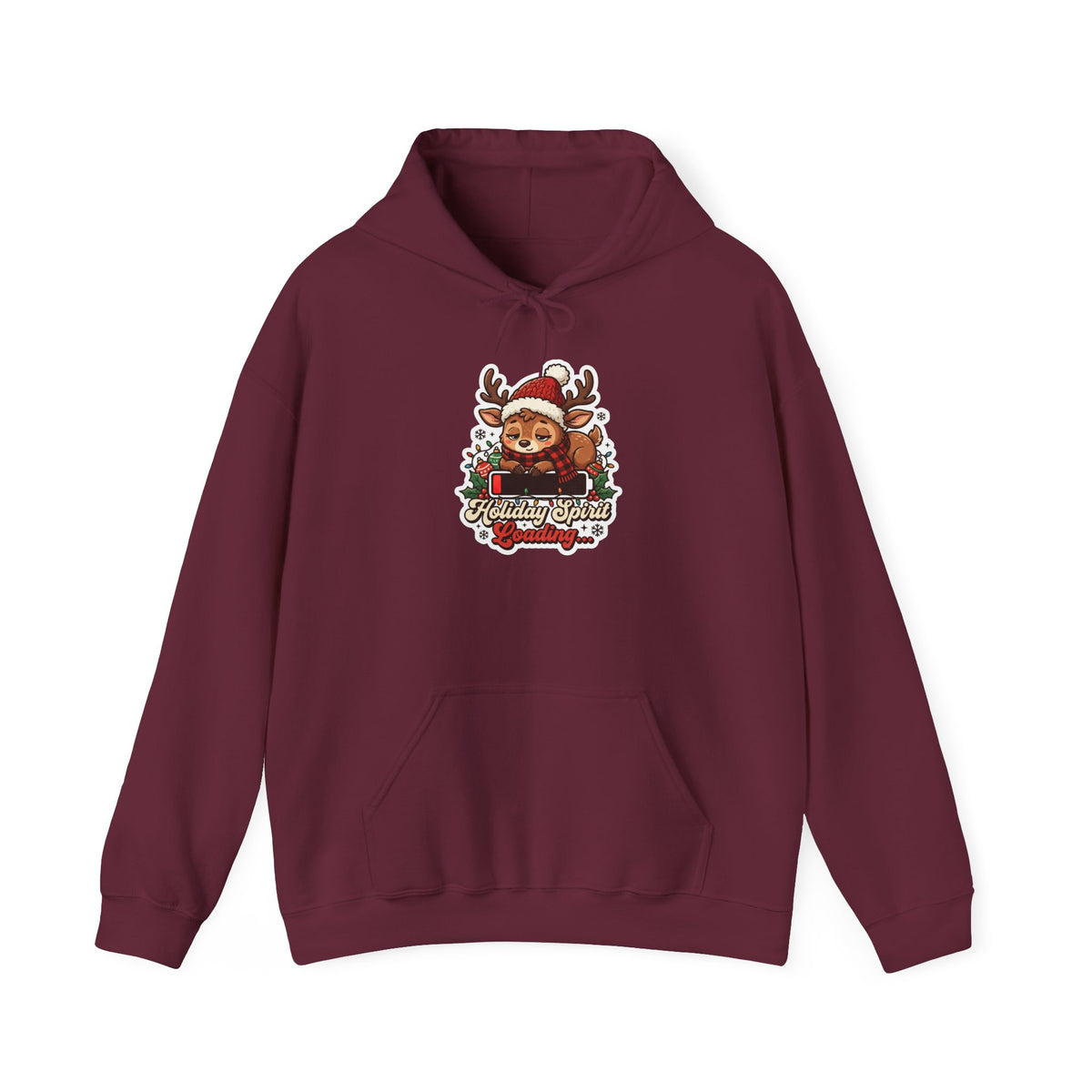 Holiday Spirit Loading Christmas Hoodie