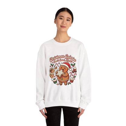 Christmas Calories Don't Count, Right? Crewneck Sweatshirt