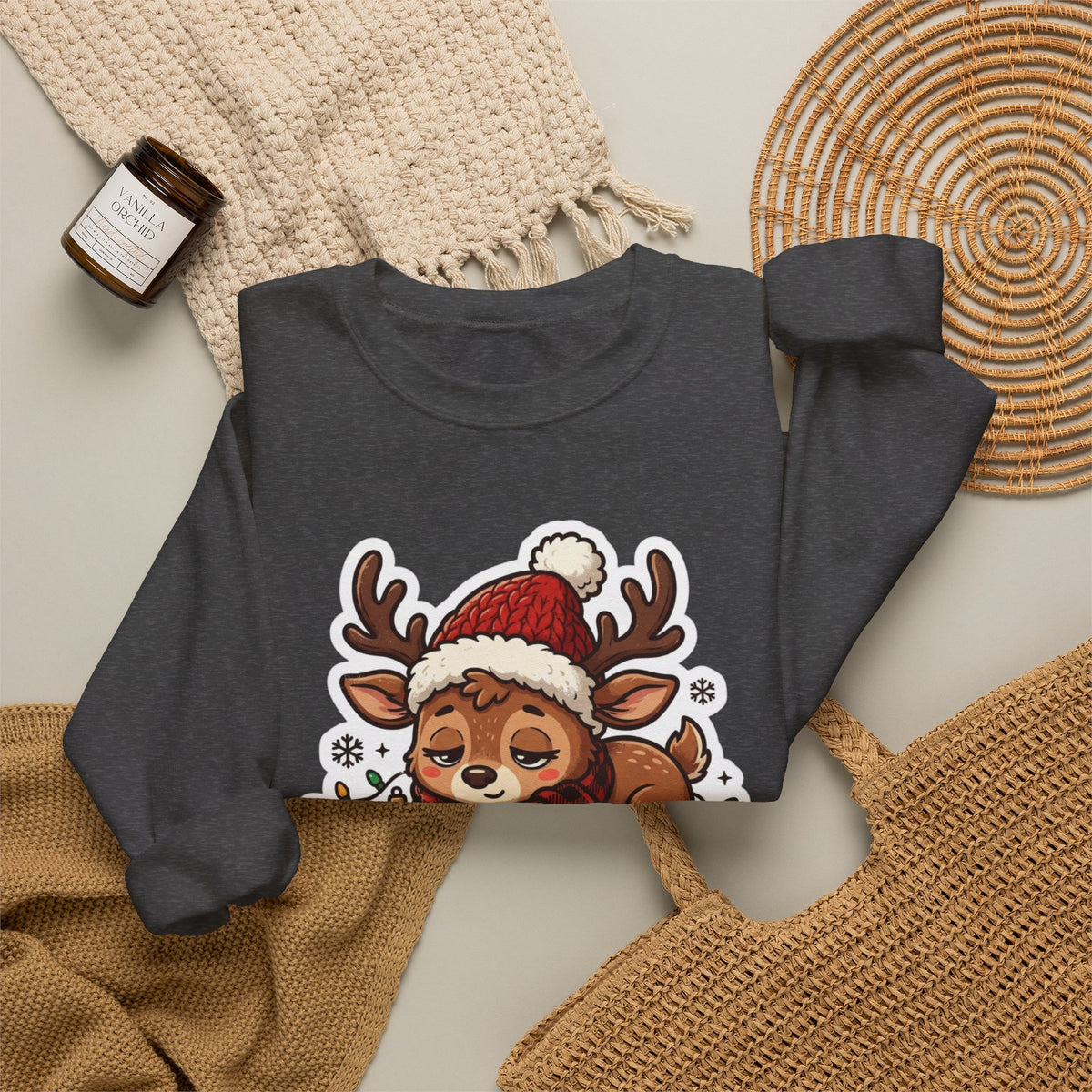 Holiday Spirit Loading Christmas Crewneck Sweatshirt