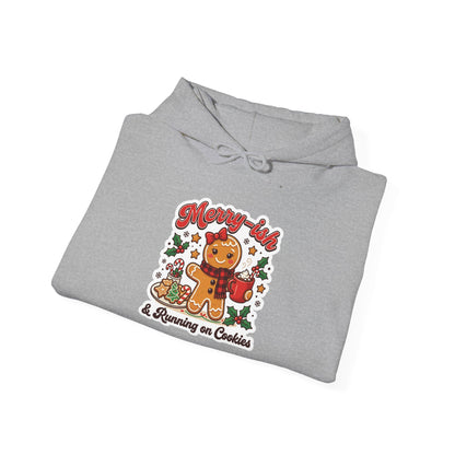 Merry-ish & Running on Cookies Christmas Hoodie