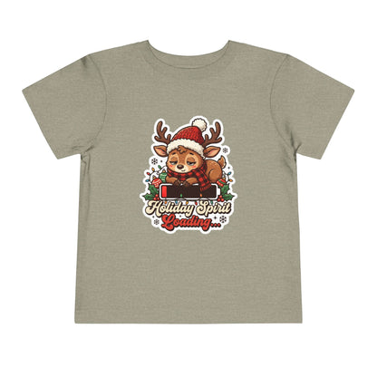 Holiday Spirit Loading Toddler Christmas T-Shirt