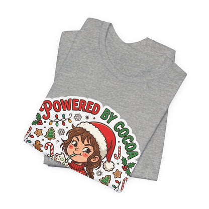 Powered by Cocoa & Questionable Decisions Christmas T-Shirt