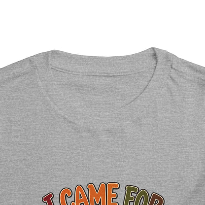 I Came for the Sides Toddler Thanksgiving T-Shirt
