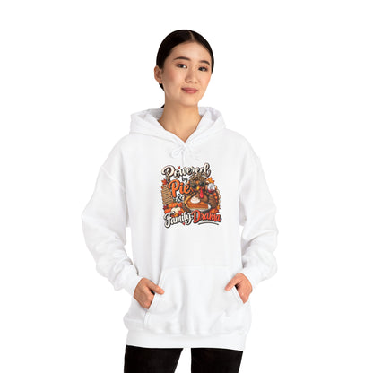 Powered by Pie & Family Drama Thanksgiving Hoodie