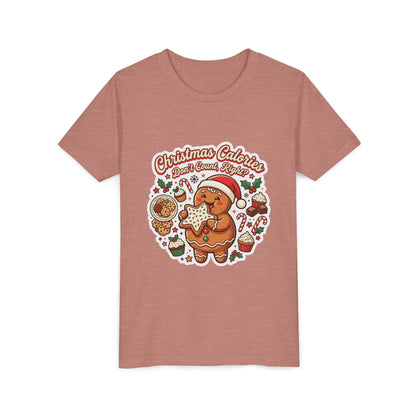 Christmas Calories Don't Count, Right? Kids T-Shirt
