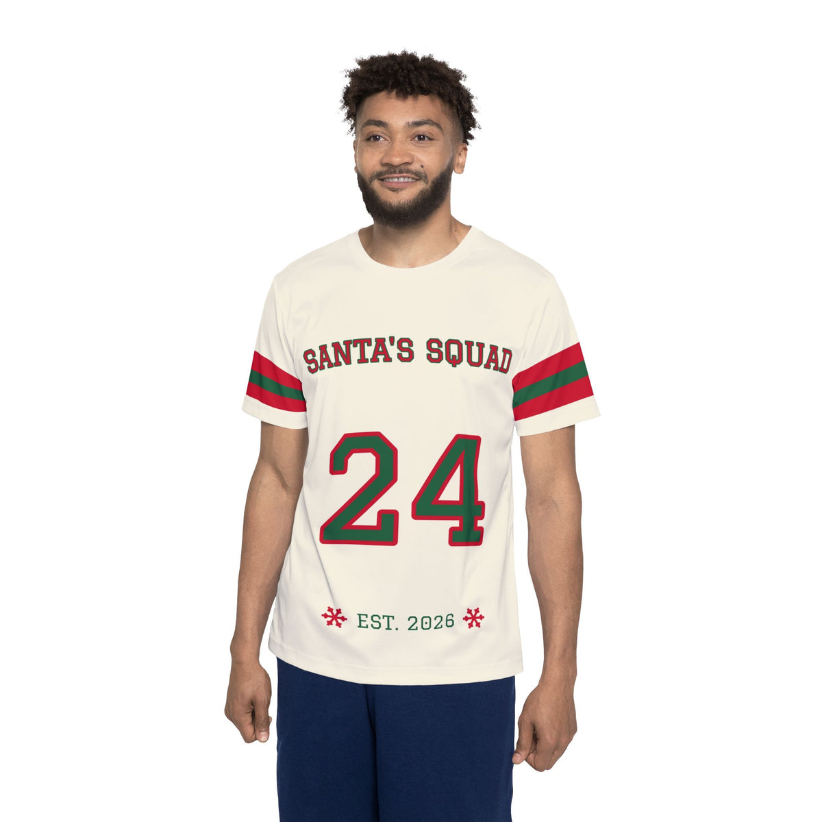 Santa's Squad Most Likely to Nap Through Presents Christmas Jersey