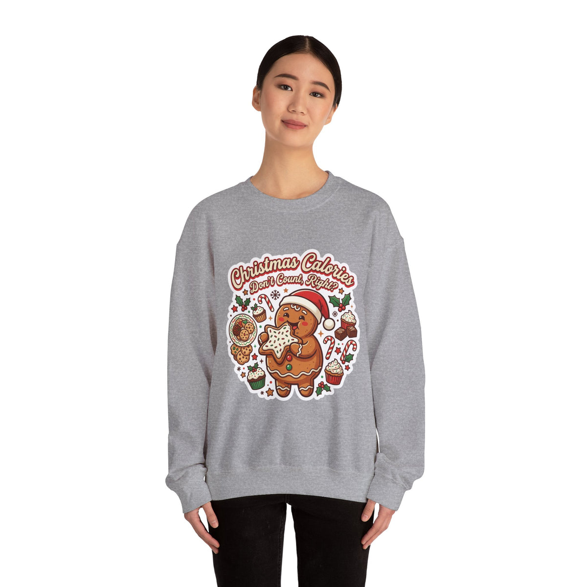 Christmas Calories Don't Count, Right? Crewneck Sweatshirt