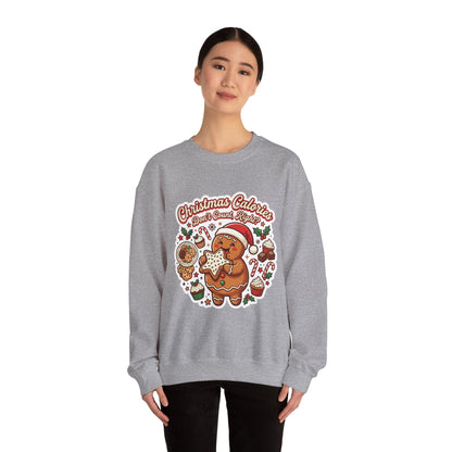 Christmas Calories Don't Count, Right? Crewneck Sweatshirt