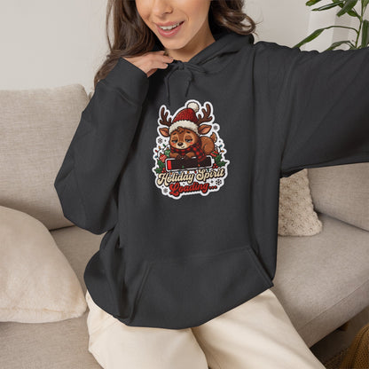 Holiday Spirit Loading Christmas Hoodie