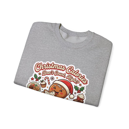 Christmas Calories Don't Count, Right? Crewneck Sweatshirt
