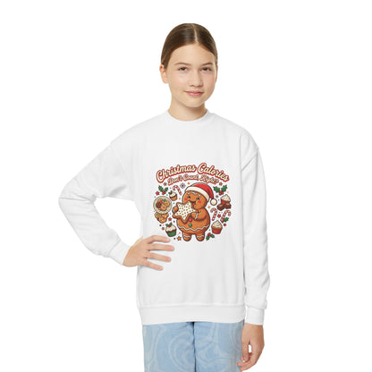 Christmas Calories Don't Count, Right? Kids Sweatshirt