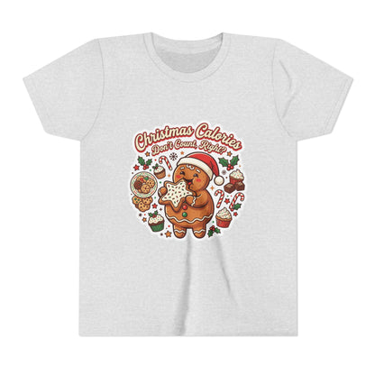 Christmas Calories Don't Count, Right? Kids T-Shirt