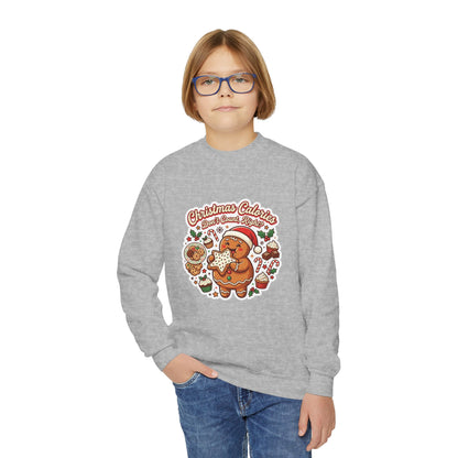 Christmas Calories Don't Count, Right? Kids Sweatshirt