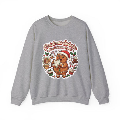 Christmas Calories Don't Count, Right? Crewneck Sweatshirt