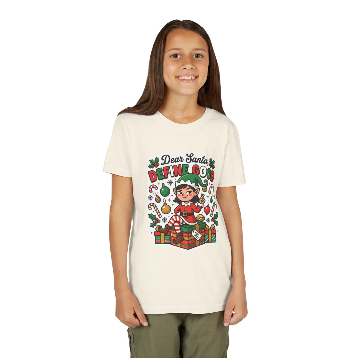 Dear Santa, Define Good Kids Christmas T-Shirt