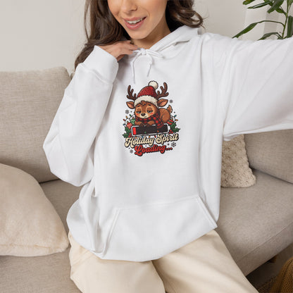 Holiday Spirit Loading Christmas Hoodie