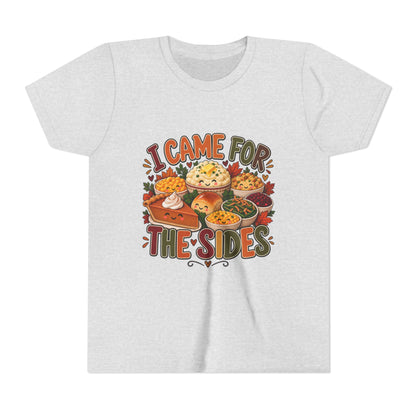 I Came for the Sides Kids Thanksgiving T-Shirt
