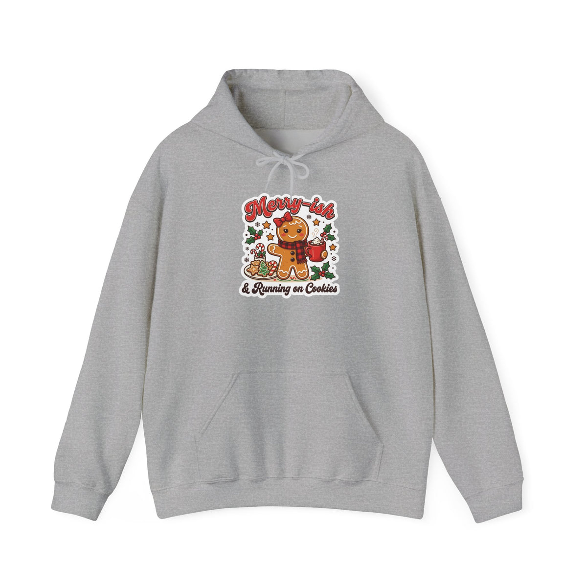 Merry-ish & Running on Cookies Christmas Hoodie