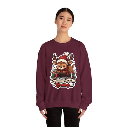 Holiday Spirit Loading Christmas Crewneck Sweatshirt