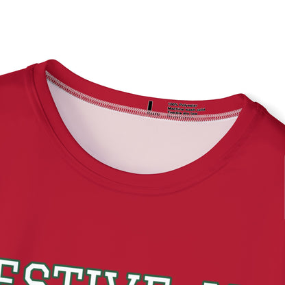 Social Battery 0% Christmas Football Jersey