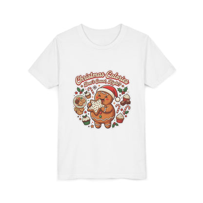 Christmas Calories Don't Count, Right? Kids T-Shirt