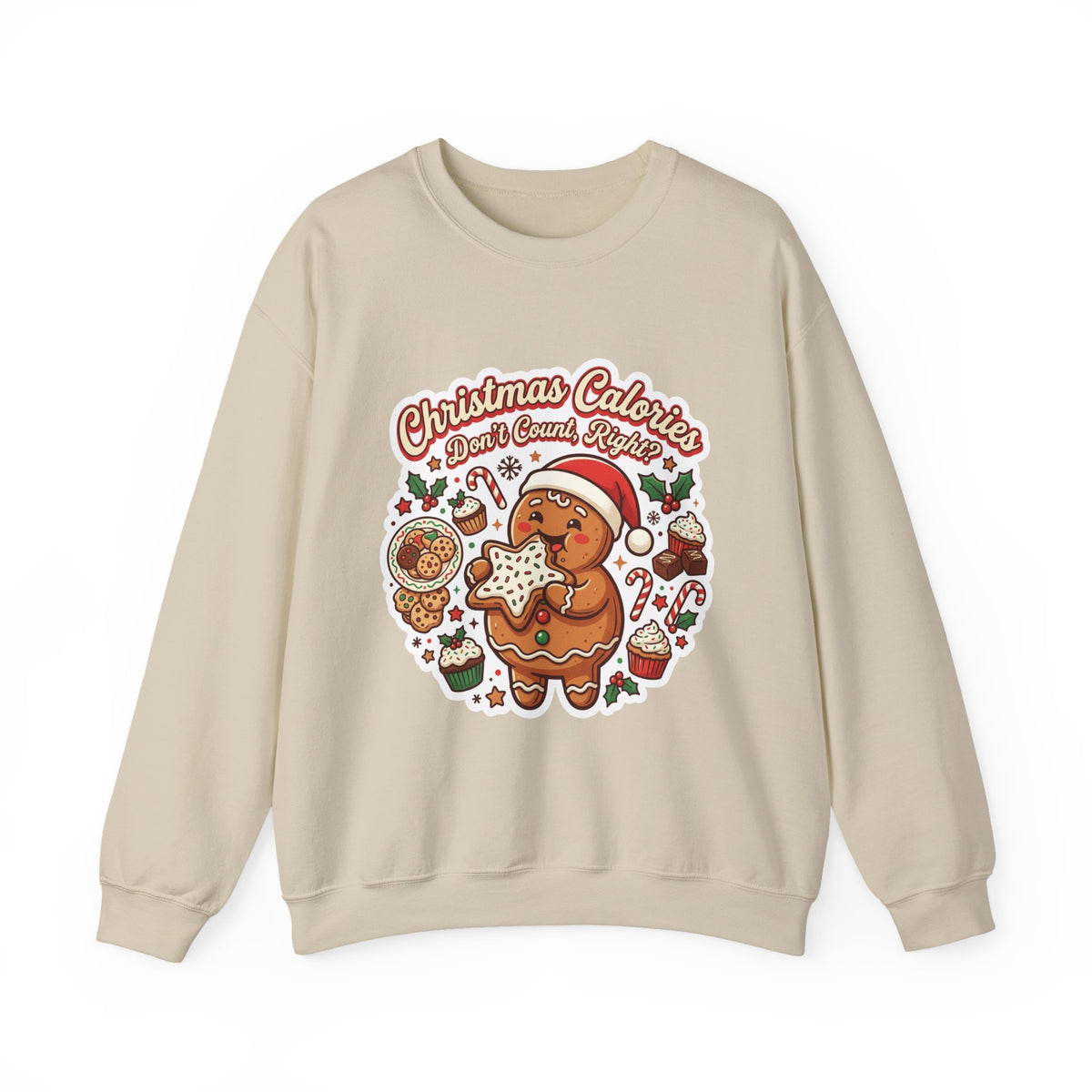 Christmas Calories Don't Count, Right? Crewneck Sweatshirt