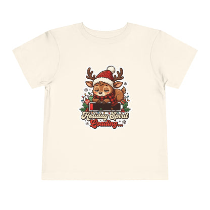Holiday Spirit Loading Toddler Christmas T-Shirt