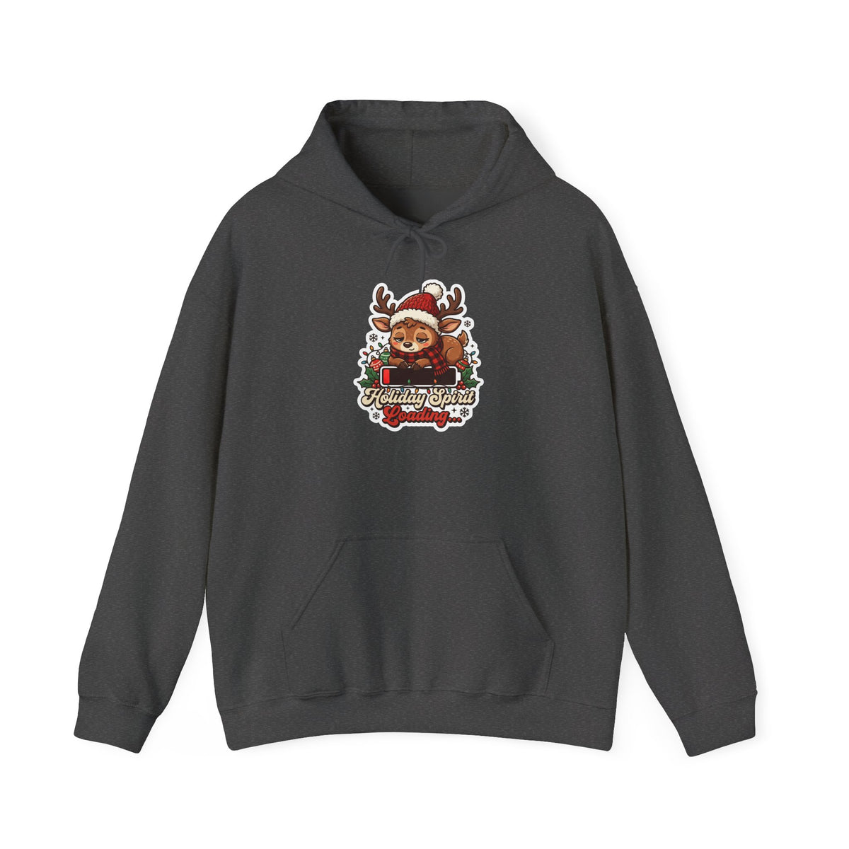 Holiday Spirit Loading Christmas Hoodie