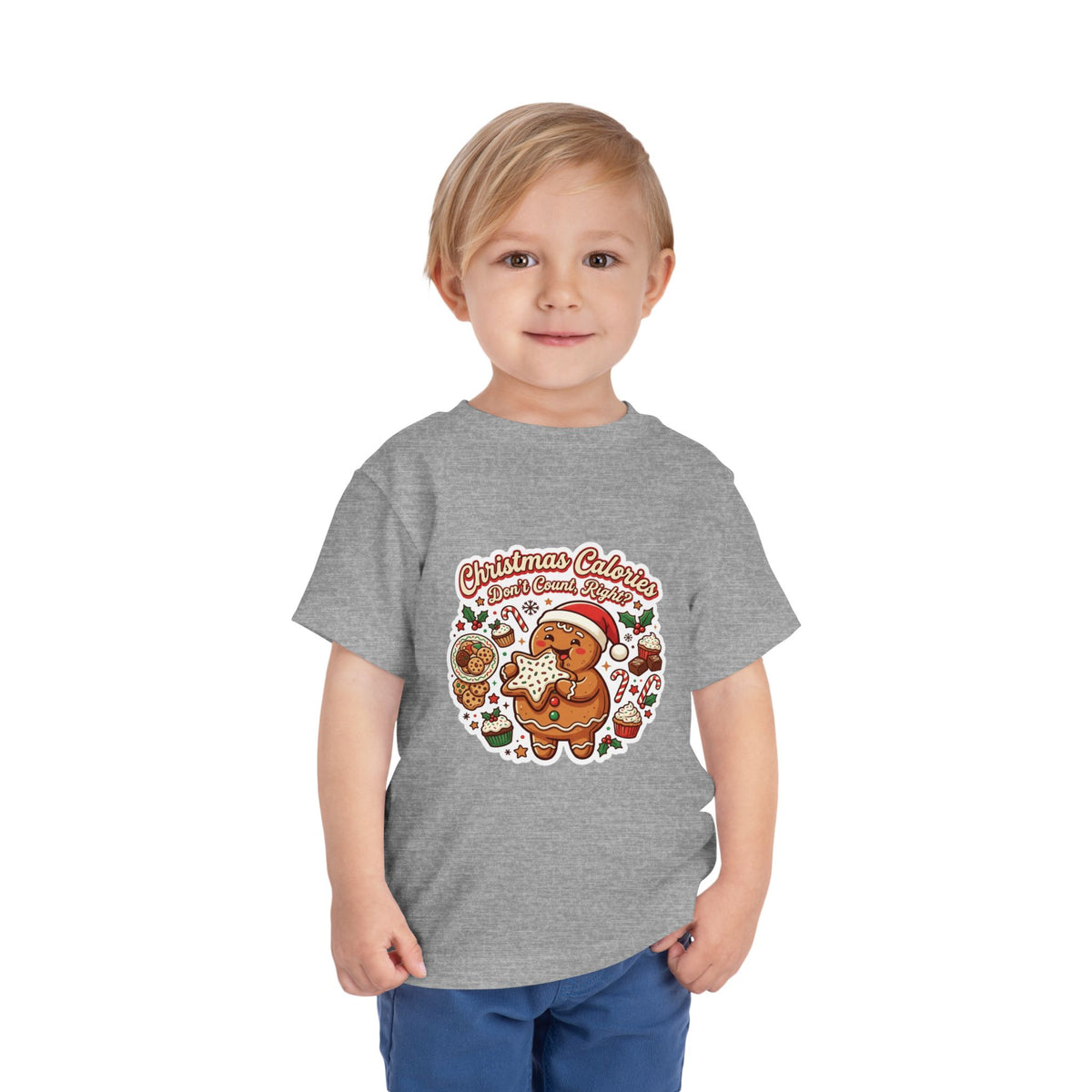 Christmas Calories Don't Count, Right? Toddler T-Shirt