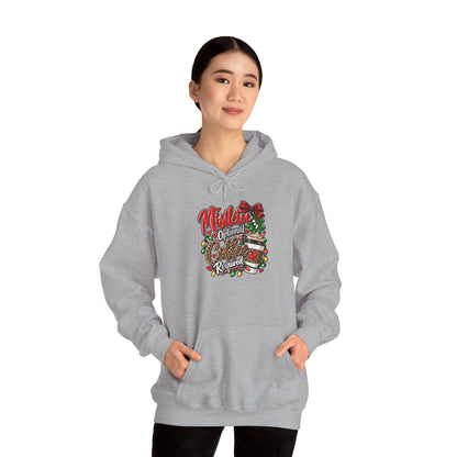 Mistletoe Optional, Coffee Required Christmas Hoodie