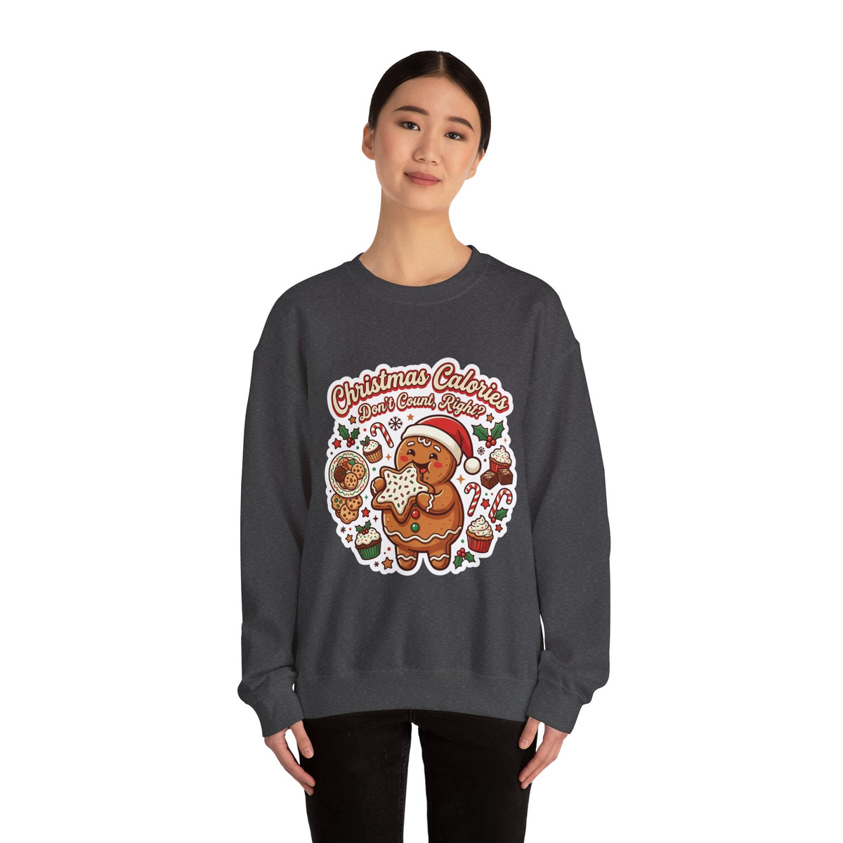Christmas Calories Don't Count, Right? Crewneck Sweatshirt