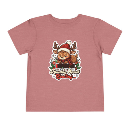 Holiday Spirit Loading Toddler Christmas T-Shirt
